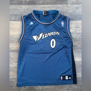 Gilbert Arenas Adidas Blue Wizards Basketball Jersey